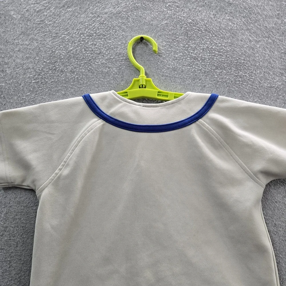 VINTAGE Los Angeles Dodgers Boys Jersey 6 White Embroidered Nike Team